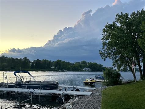 Strawberry Lake Looking North Towards Velva Skyspy Photos Images