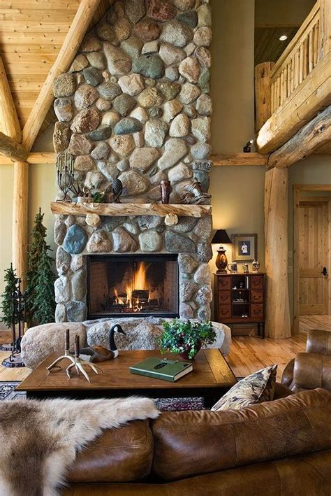 Huge Stone Fireplace Mriya Net