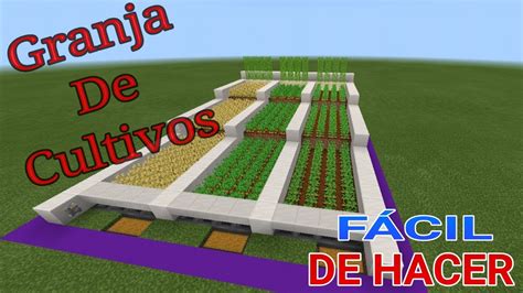 Como Hacer Una Granja De Cultivos En Minecraft Wilgamer En La