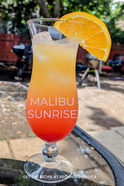 Malibu Sunrise Cocktail Artofit