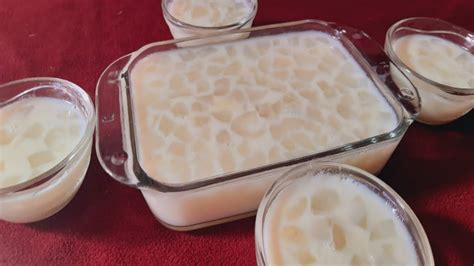 வெயிலுக்கு ஜில்லுன்னு நுங்கு கடல்பாசி Nungu Milk Pudding Agar Agar With Nungu Kadalpasi