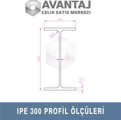 Ipe 300 Profil Ağırlığı Ölçüleri Avantaj Çelİk