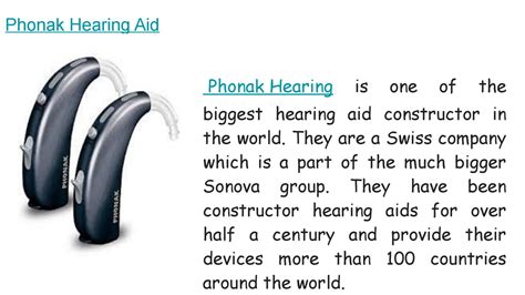 Phonak Hearing Aids Manual Troubleshooting