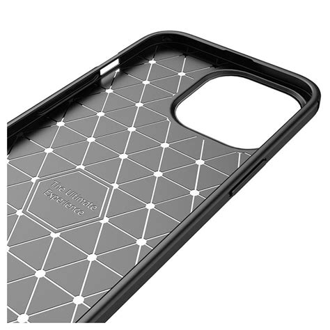 iPhone 14 Pro Max Børstet TPU Cover Karbonfiber