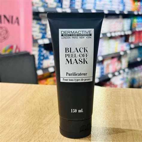 Dermactive Black Peel Off Mask Purificateur Pour Tous Types De Peaux