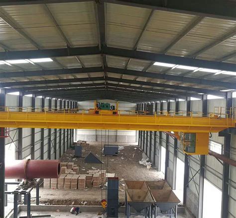 Single Beam Warehouse Bridge Crane Ton Single Girder Overhead Crane