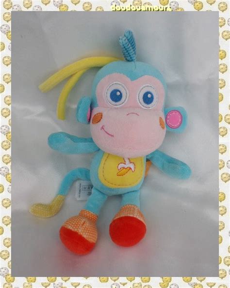 Doudou Peluche Babouche Le Singe De Dora L Exploratrice Gipsy