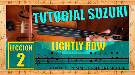 Suzuki Lecci N Lightly Row Tutorial Completo Curso De Viol N Para