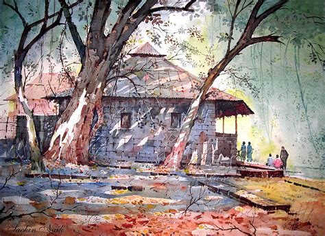 Old Canteen Painting By Sachin Naik Fine Art America