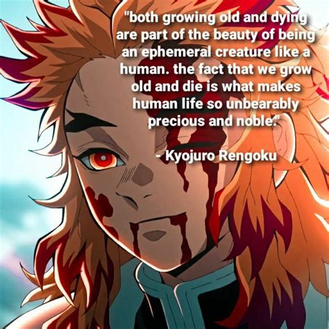 Kyojuro Rengoku Quote Anime Quotes About Life Manga Quotes Anime