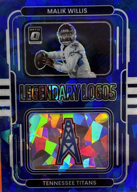 Malik Willis Optic Ll Legendary Logos Ice Price Guide