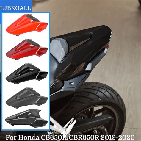 Motorcycle Pillion Rear Seat Cover Cowl Solo Fairing Black For Honda