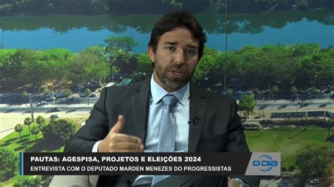 Deputado Marden Menezes Progressistas Debate Agespisa Projetos E