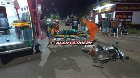 V Deo Motociclista Sofreu Grave Acidente E Teve Fratura Na Perna