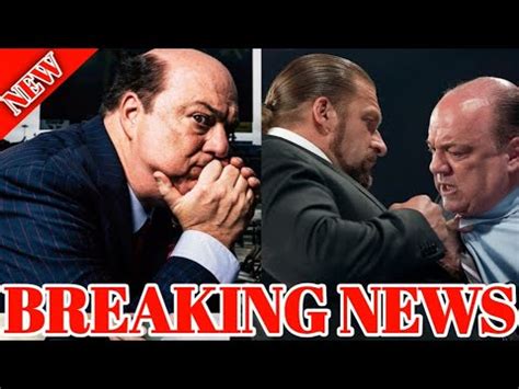 Tragic Fate Paul Heyman Shares WWE Announcement News WWE Fans Are