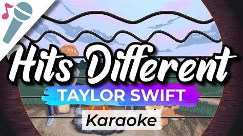 Taylor Swift Hits Different Karaoke Instrumental Acoustic Youtube