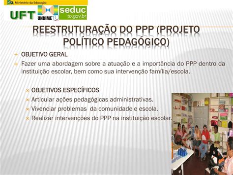 PPT REESTRUTURAÃÃƒO DO PPP PROJETO POLÃ TICO PEDAGÃGICO