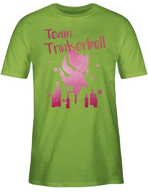 Shirtracer T Shirt Team Trinkerbell Junggesellenabschied Sauf Jga