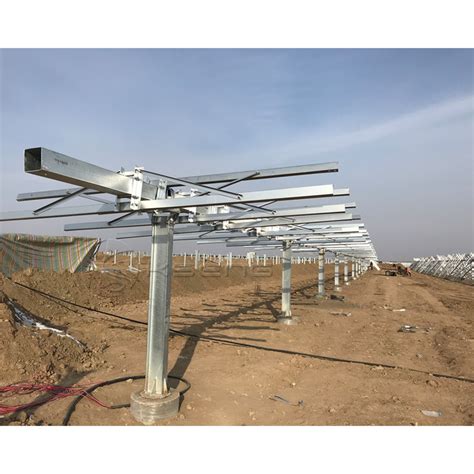 Single Axis Smart Solar Tracking System One Axis Solar Tracker Ground