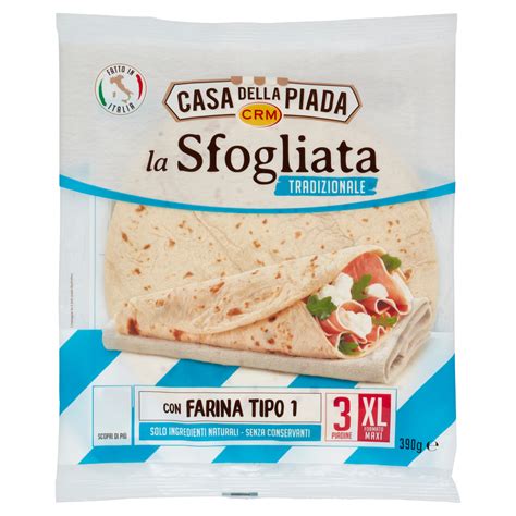 Casa Della Piada La Sfogliata Tradizionale Formato Maxi Xl Piadine