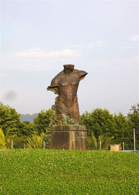 Roberto Santo Torso 175 2005 Bronzo Cm 174x80x65 Base In Pietra