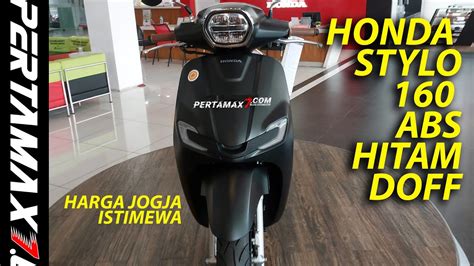 Review Fisik Detail Honda Stylo Abs Hitam Doff Royal Matte Black