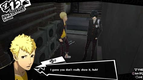 What Are Ryuji Confidant Choices In Persona Royal