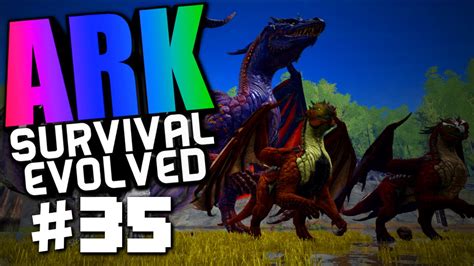 Ark Survival Evolved 35 SMALL DRAGONS MOD TAMING DRAGON BOSS