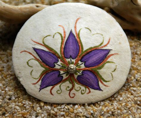 Love Grows Painted Sand Dollar With A Watch Crown Painted Sand