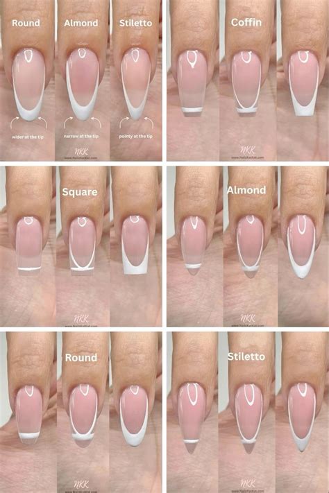 Nail Types And Designs In 2024 Gel Nails Types Of Nails French Nails