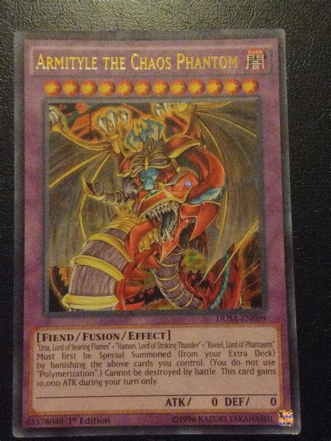 Yu Gi Oh Tcg Armityle The Chaos Phantom Duelist Saga Dusa En099 1st Edition Ultra Rare For Sale