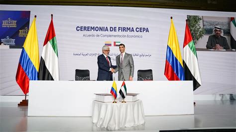 Colombia Y Emiratos Rabes Unidos Firman Acuerdo Integral De Asociaci N