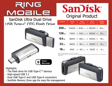 Original Sandisk Ultra Dual Drive 16gb 32gb 64gb 128gb And 256gb