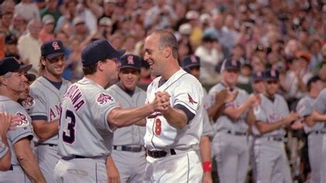 Gary DiSarcina Cal Ripken Jr Sept 6 1995 The Celebration At