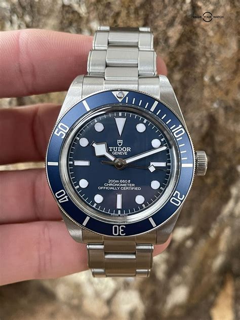 TUDOR Black Bay 58 Blue Mens Watch 79030B 39mm Full Kit Steel Bracelet