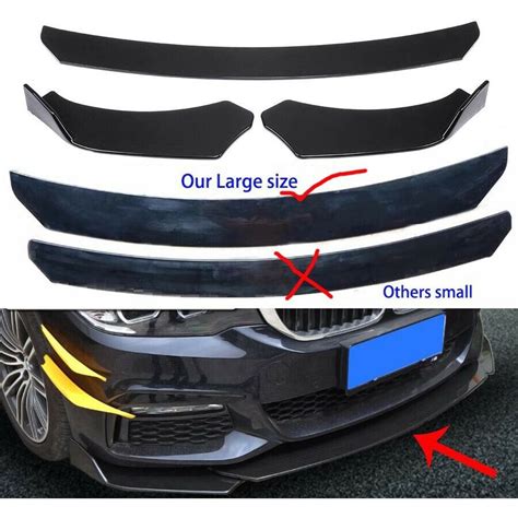 Universal Front Bumper Lip Body Kit Spoiler Shopee Malaysia