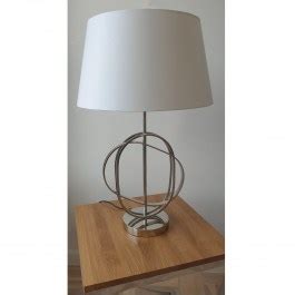 Lampa SAIPAN w stylu glamour z białym abażurem