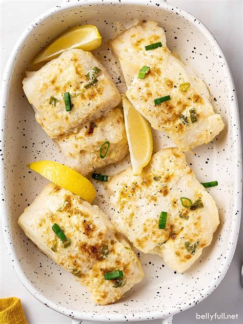 Baked Halibut Recipe Mayonnaise Sour Cream Stephania Numbers