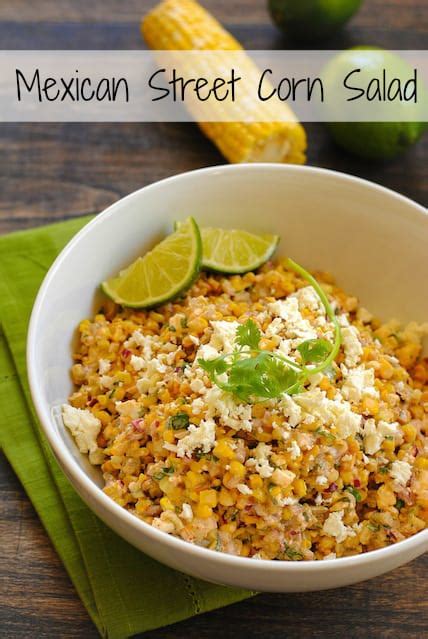 Roasted Mexican Street Corn Salad Foxes Love Lemons