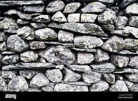 Dry Stone Wall Stock Photo Alamy