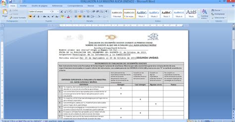 Bitacora de la clase de TICS EVALUACION DEL DESEMPEÑO DOCENTE TIC