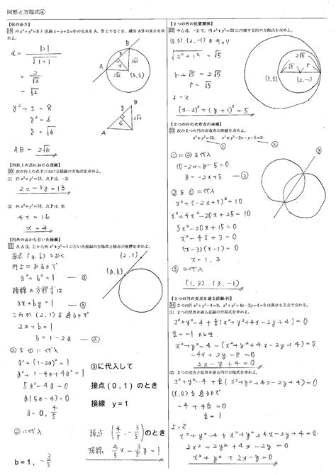 【高校数学Ⅱ】図形と方程式 教科書（問題・解答・公式・解説） 学校よりわかりやすい高校数学