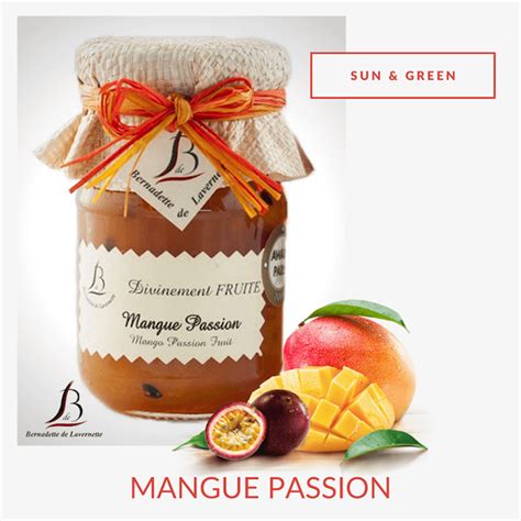 Achat Confiture De Mangue Passion 250g Madagascar Sun Green