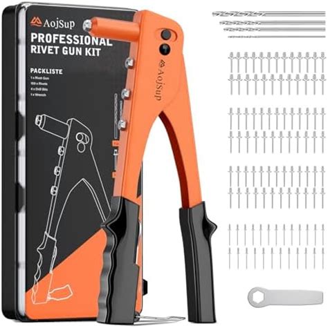 Aojsup Pince Riveter Professionnelle Kit De Pinces Rivets Avec