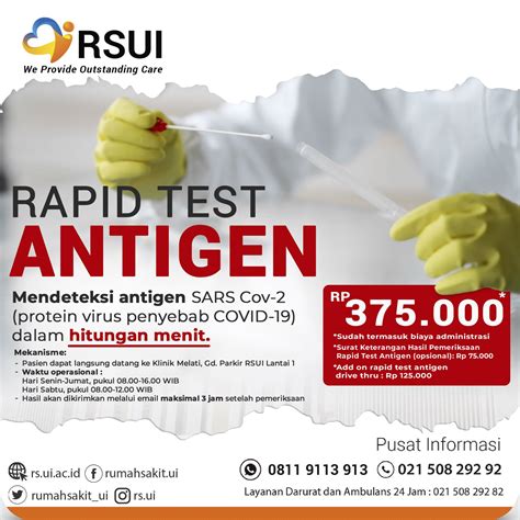 Simak Biaya Rapid Test Antigen Kai Pusat Referensi Harga Paling Baru