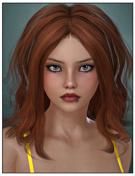 Selina Hair For Genesis 2 And 3 Female S And Victoria 4 Daz 3d