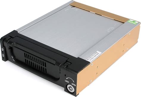 StarTech Wechselrahmen 5 25 Zoll Mobiles Festplatten Hot Swap Speicher Rack für 3 5 HDD