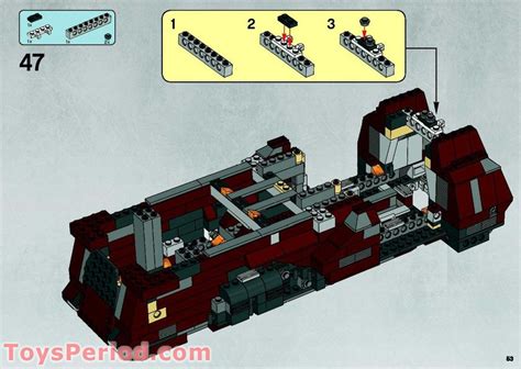 LEGO 7662 Trade Federation MTT Instructions and Parts List