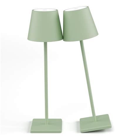 Snapklik.com : 2-Pack LED Cordless Table Lamp, Rechargeable Battery ...