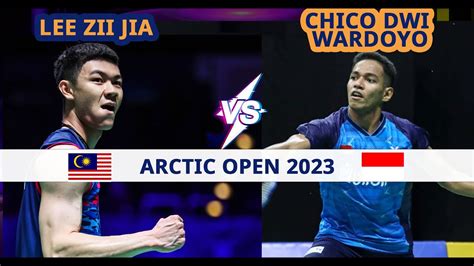 LEE Zii Jia Vs Chico Aura DWI WARDOYO Arctic Open 2023 ROUND 16